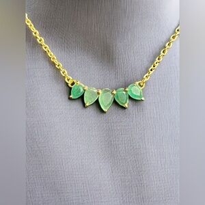 Aventurine Gold Necklace